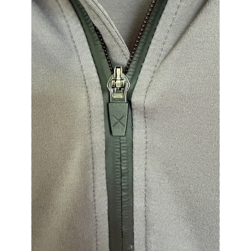 Cuts Clothing Mens Quarter Zip‎ Pullover Gray Pyca Pro L1150 Size Medium